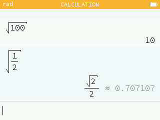 New design of the square root