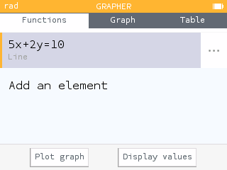 Obtaining information of a line