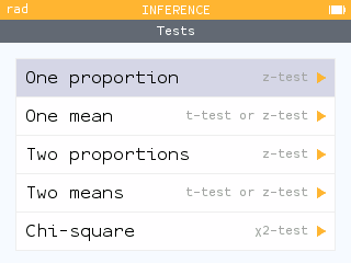 Using the Tests section