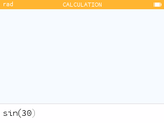 Ambiguity of the angle unit used