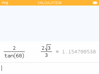 Evaluating trig