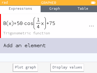 Function of B(t)