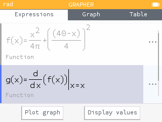 Derivative function