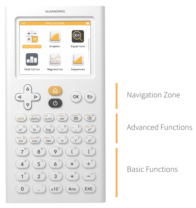 The NumWorks calculator