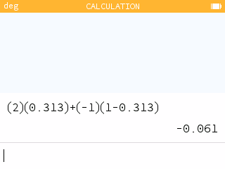 Computing the expected value