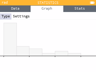 Selecting graph Type