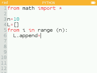 Placement du curseur lors de l'utilisation de certaines touches de fonction dans Python