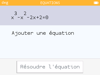 Résolution exacte des équations polynomiales de degré 3