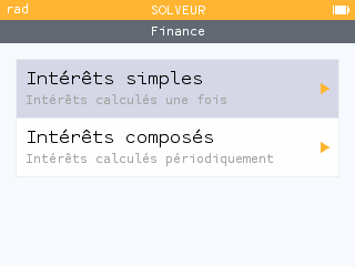 Choix entre intérêts simples et intérêts composés