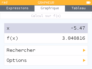 Nouveau menu Calcul