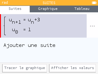 Changer la notation des suite pour afficher en fonction de Un-1