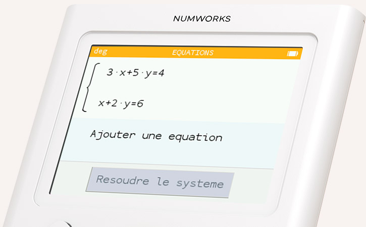 NumWorks - Calculatrice avec Python - Jeulin