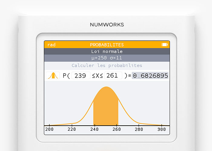 NumWorks - Calculatrice avec Python - Jeulin
