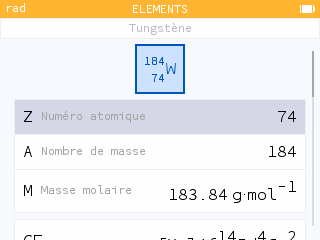 Aperçu d'une fiche élément