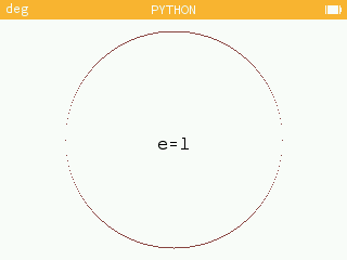 Dessin de cercle incomplet.