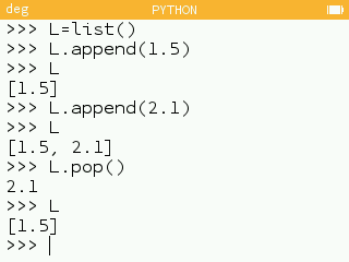 Initialisation en début de script.