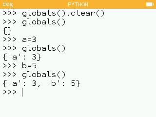 Ajout d'une variable globale en Python.