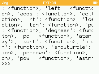 Fonction globals en Python