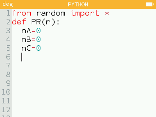 Initialisation de variables en Python.