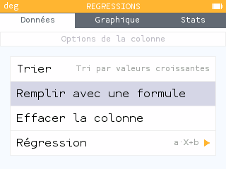 Remplir avec une formule