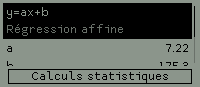 Régression affine