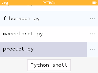 Aanmaken van een nieuw script genaamd product