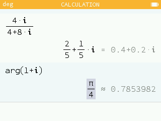 Argumenten van complexe getallen worden berekend met het getal piArgumenten van complexe getallen worden berekend met het getal pi