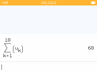 Função soma utilizando os termos de uma sequência