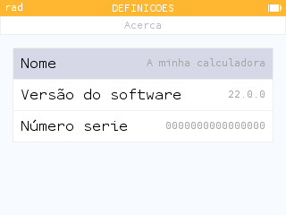 Atribuir um nome à sua calculadora